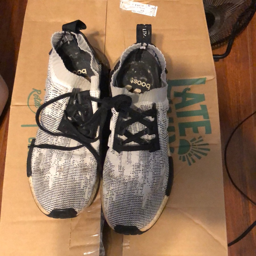 Adidas Monochrome Knit Sneakers